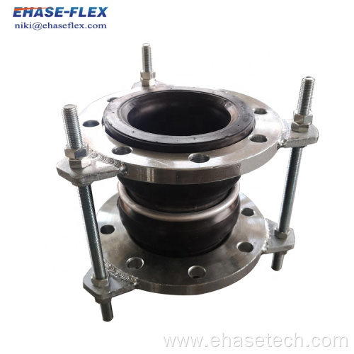 Flange EPDM expansion joint with tie rods